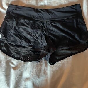 Lululemon Athletica Black Speed up Shorts